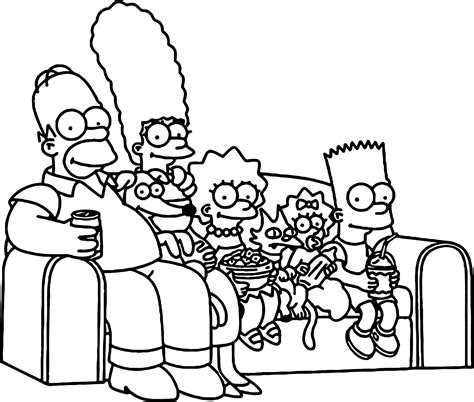 coloriage simpsons